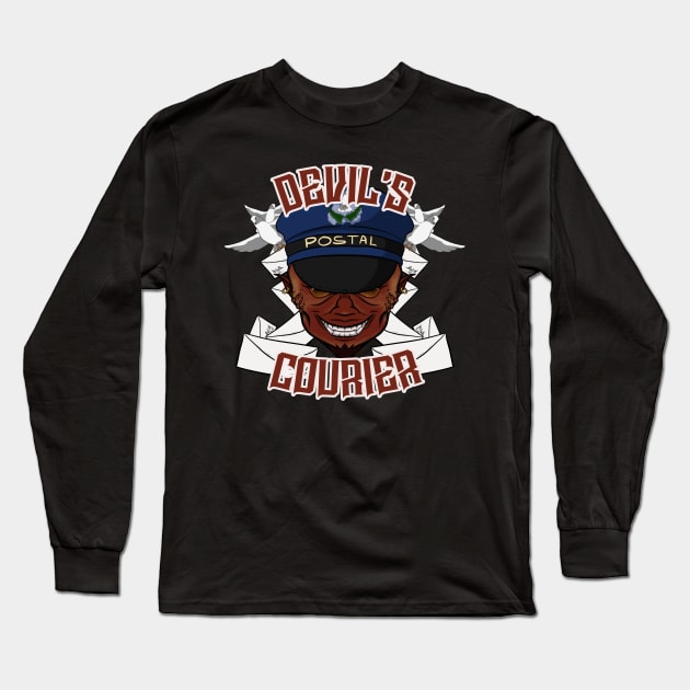 Devil's Courier Long Sleeve T-Shirt by RampArt